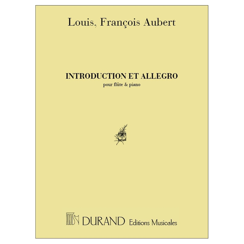 Aubert, L. - Introduction Et Allegro Pour Flute Et Piano