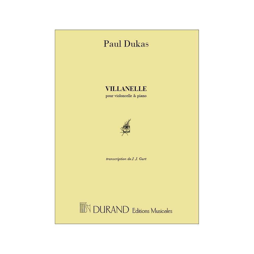 Dukas, Paul - Villanelle Violoncelle-Piano