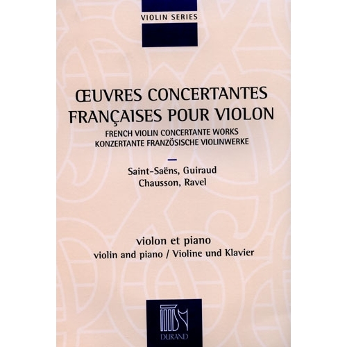 Oeuvres Concertantes...