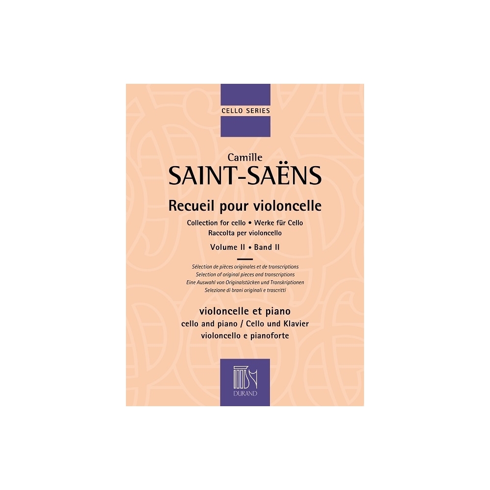 Saint-Saëns, Camille - Recueil pour Violoncelle Volume 2