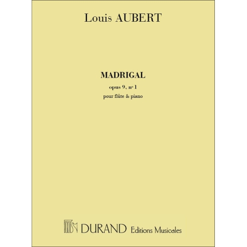 Aubert, L. - Madrigal, Opus...