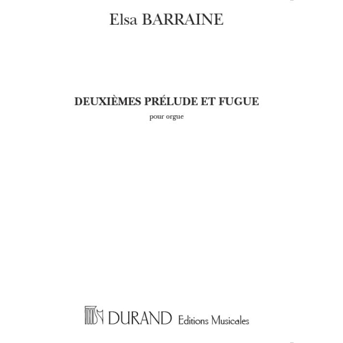 Elsa Barraine - Prélude et Fugue No. 2 (Psaume De David CXVI)