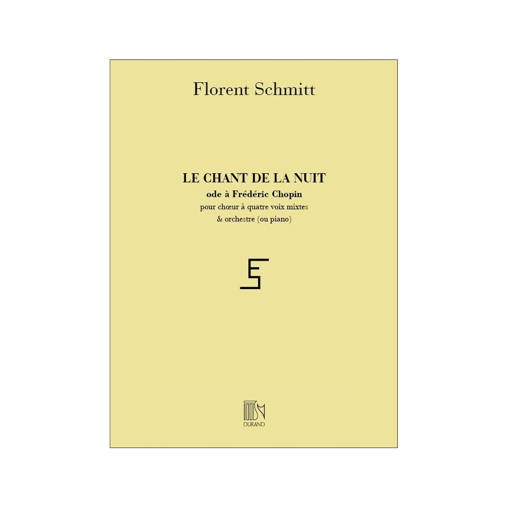 Schmitt, Florent - Chant De La Nuit 4 Vx-P