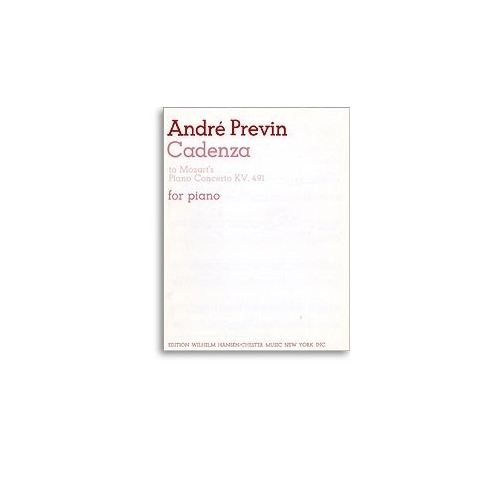 Previn Cadenza To Mozarts Piano Concerto In C Minor K.491