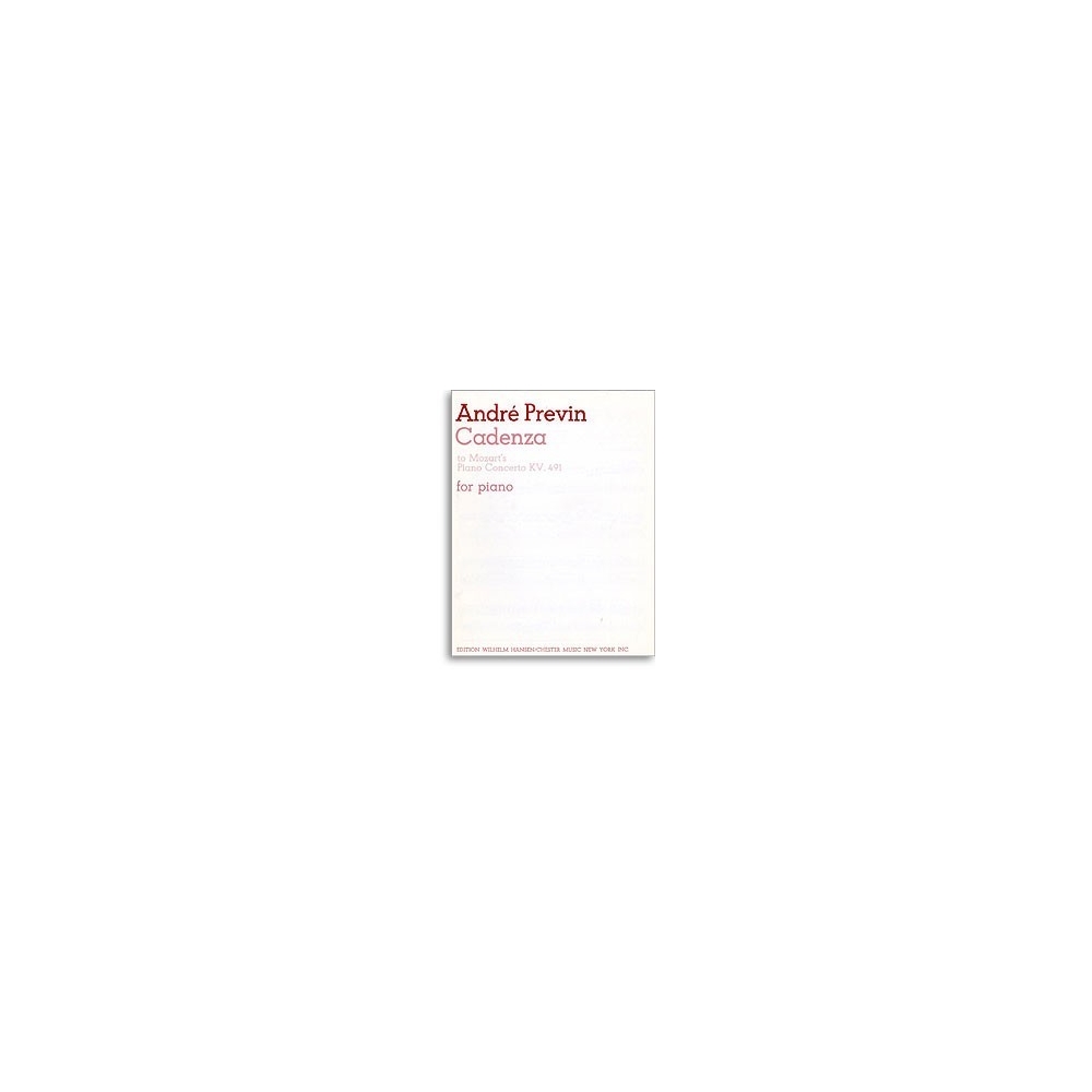 Previn, André - Cadenza To Mozart's Piano Concerto K.491