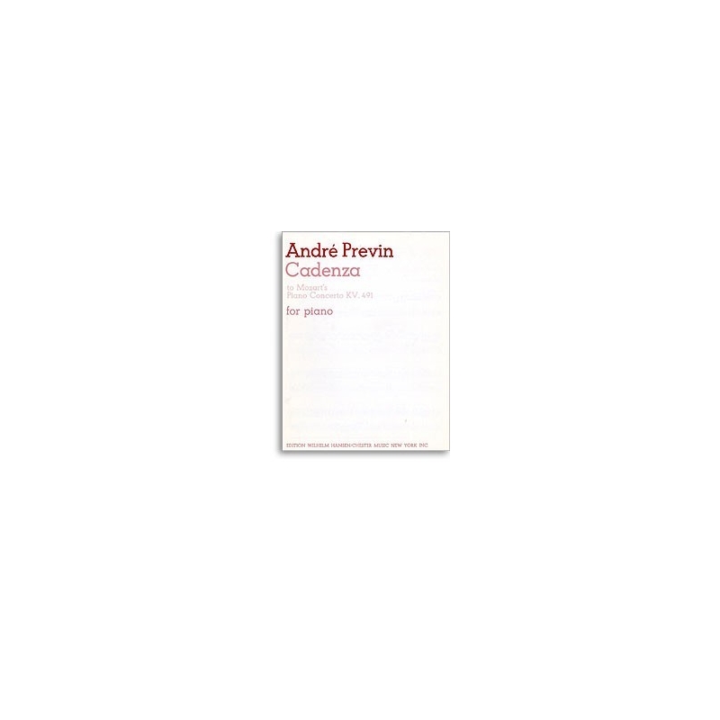Previn, André - Cadenza To Mozart's Piano Concerto K.491