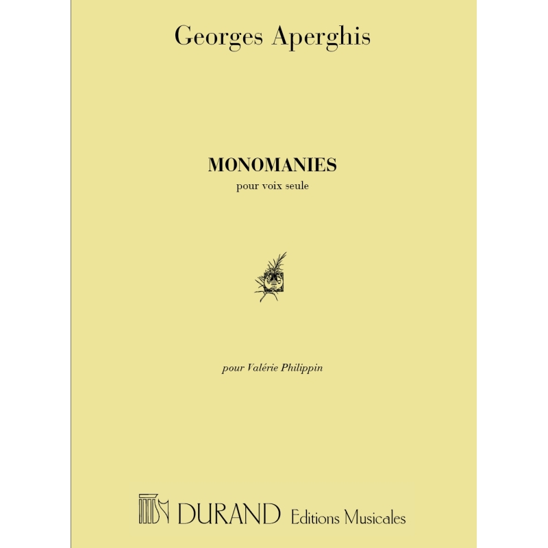 Aperghis, Georges - Monomanies