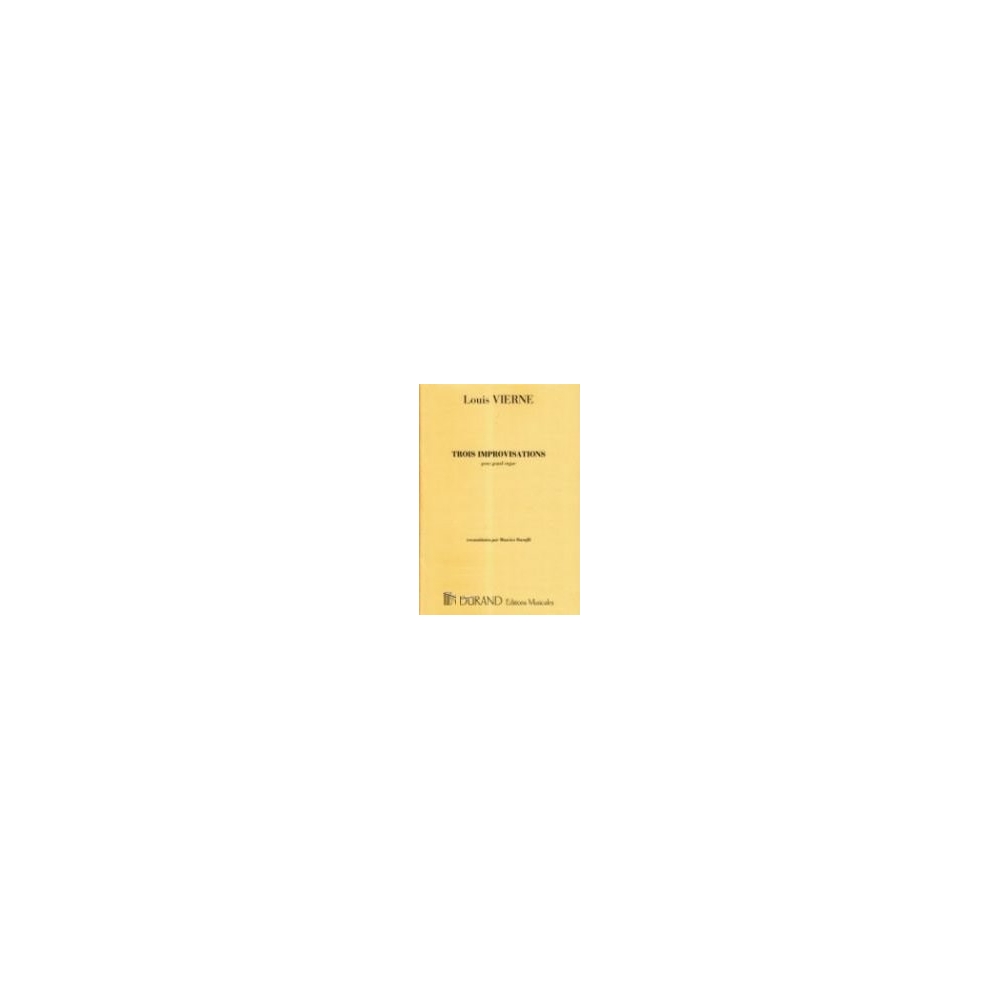 Vierne, Louis - Trois Improvisations
