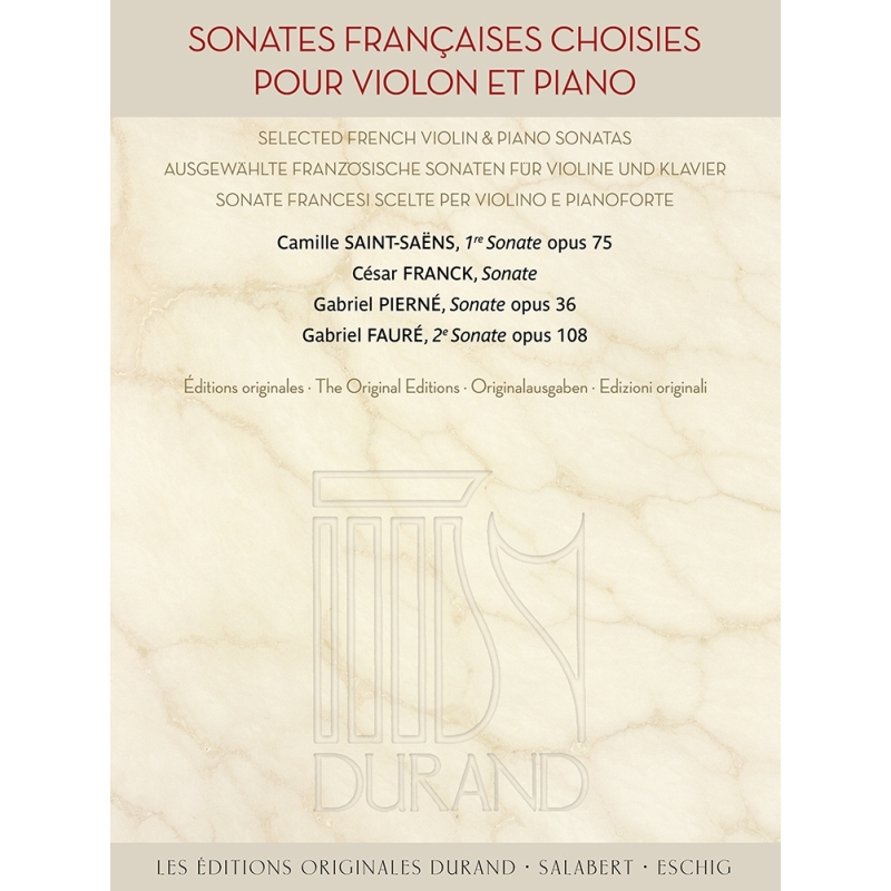 Sonates françaises choisies