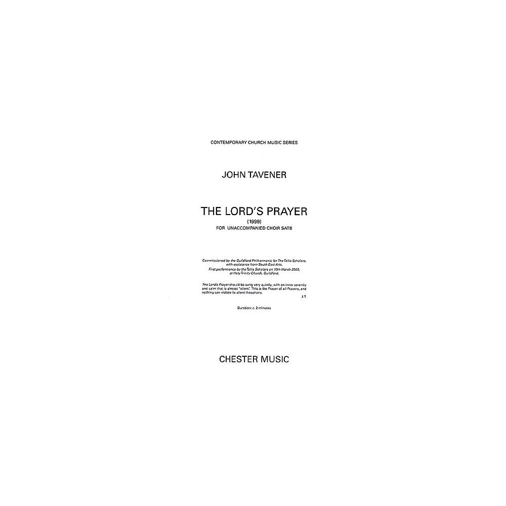 Tavener, John - The Lord's Prayer (1999)