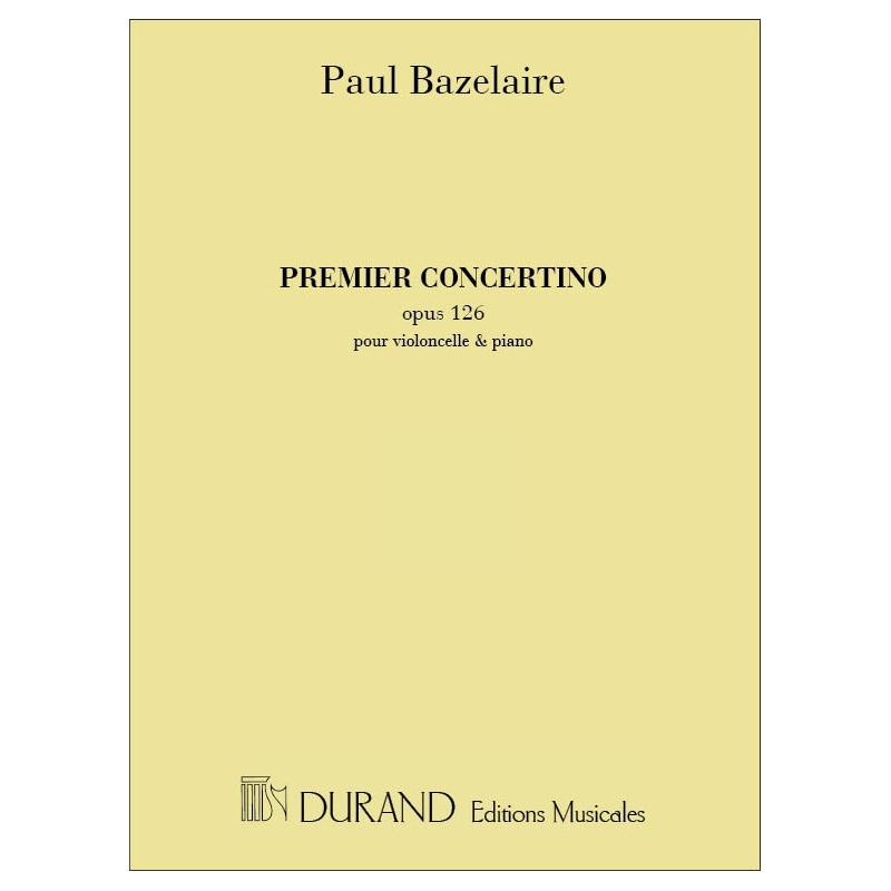 Bazelaire, Paul - Concertino N 1