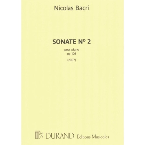 Bacri, Nicolas - Sonate Nº...