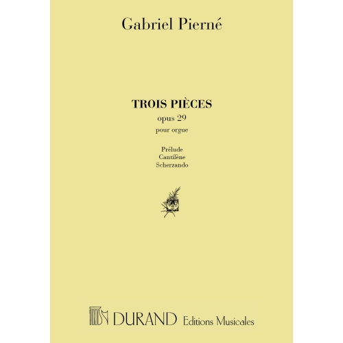 Pierné, Gabriel - 3 Pièces...