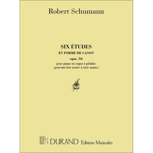 Schumann, Robert - 6 Etudes...