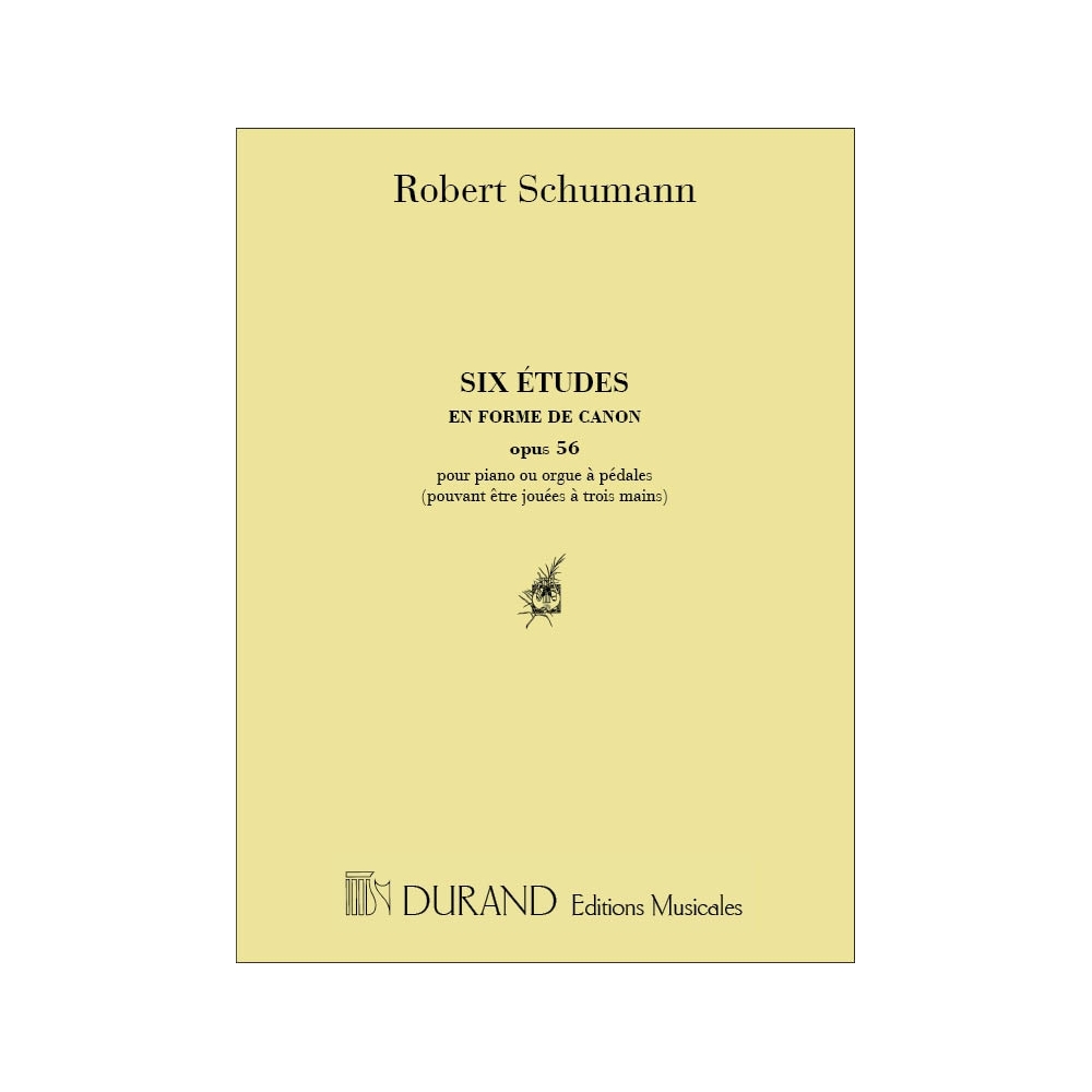 Schumann, Robert - 6 Etudes Op 56