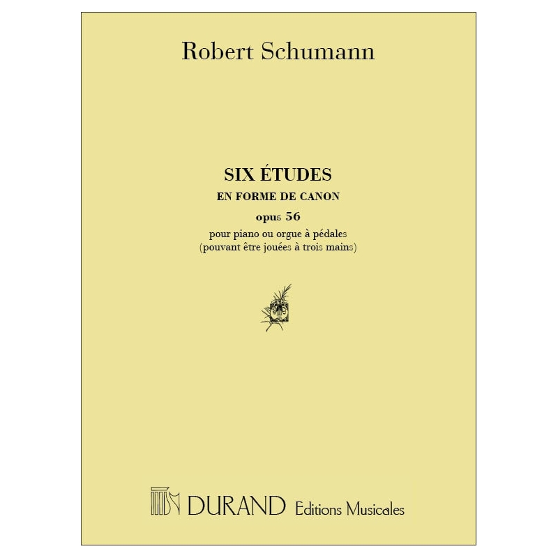 Schumann, Robert - 6 Etudes Op 56
