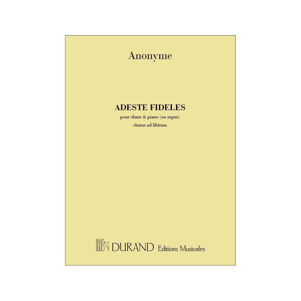 Anonymous - Adeste Fideles Mezzo-Orgue (Auteur Inconnu