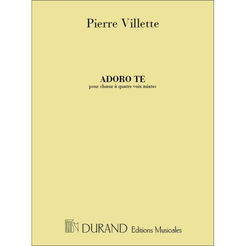 Villette, Pierre - Adoro Te...
