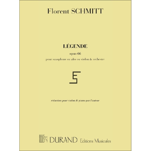 Schmitt, Florent - Legende,...