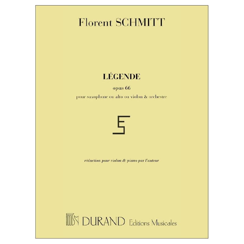 Schmitt, Florent - Legende, Opus 66