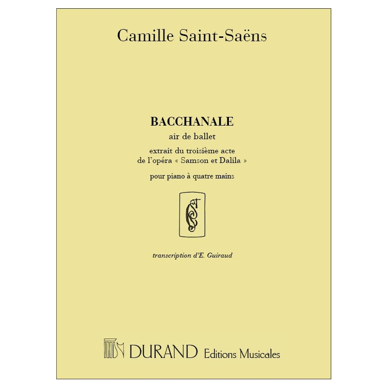 Saint-Saëns, Camille - Bacchanale 4 Mains