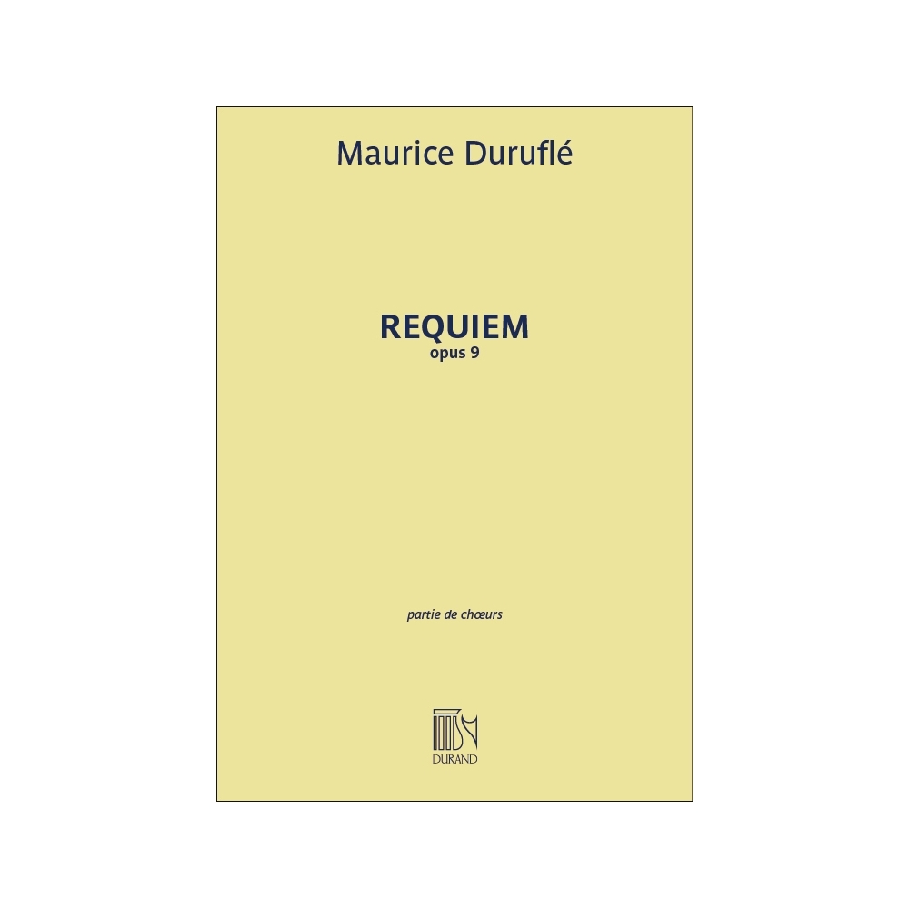 Duruflé, Maurice - Requiem Opus 9 - Choral Score