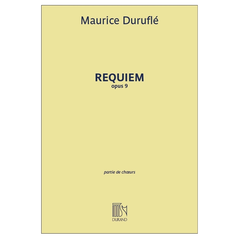 Duruflé, Maurice - Requiem Opus 9 - Choral Score