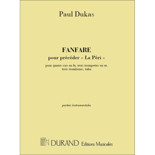 Dukas, Paul - Fanfare pour préceder la Péri