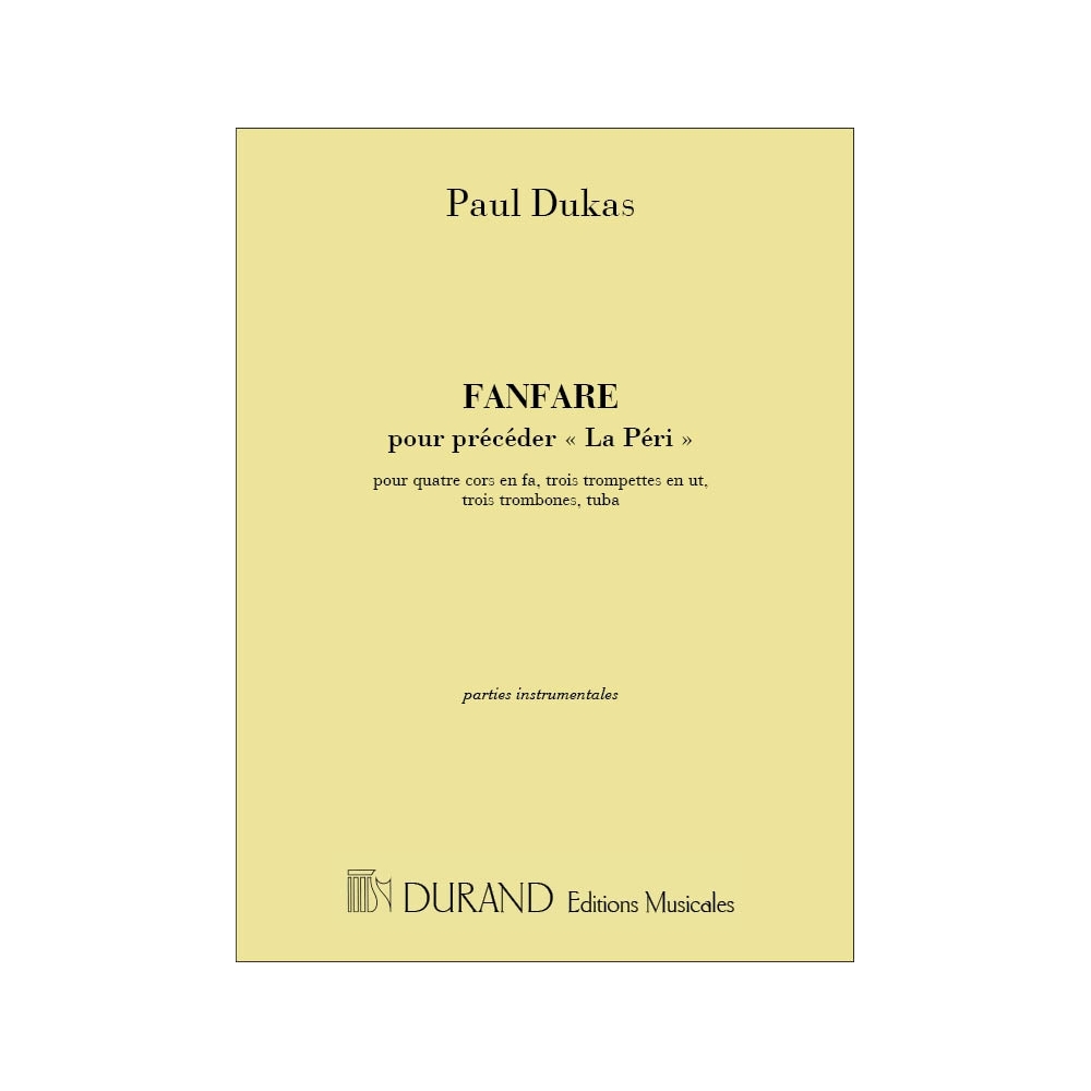Dukas, Paul - Fanfare pour préceder la Péri