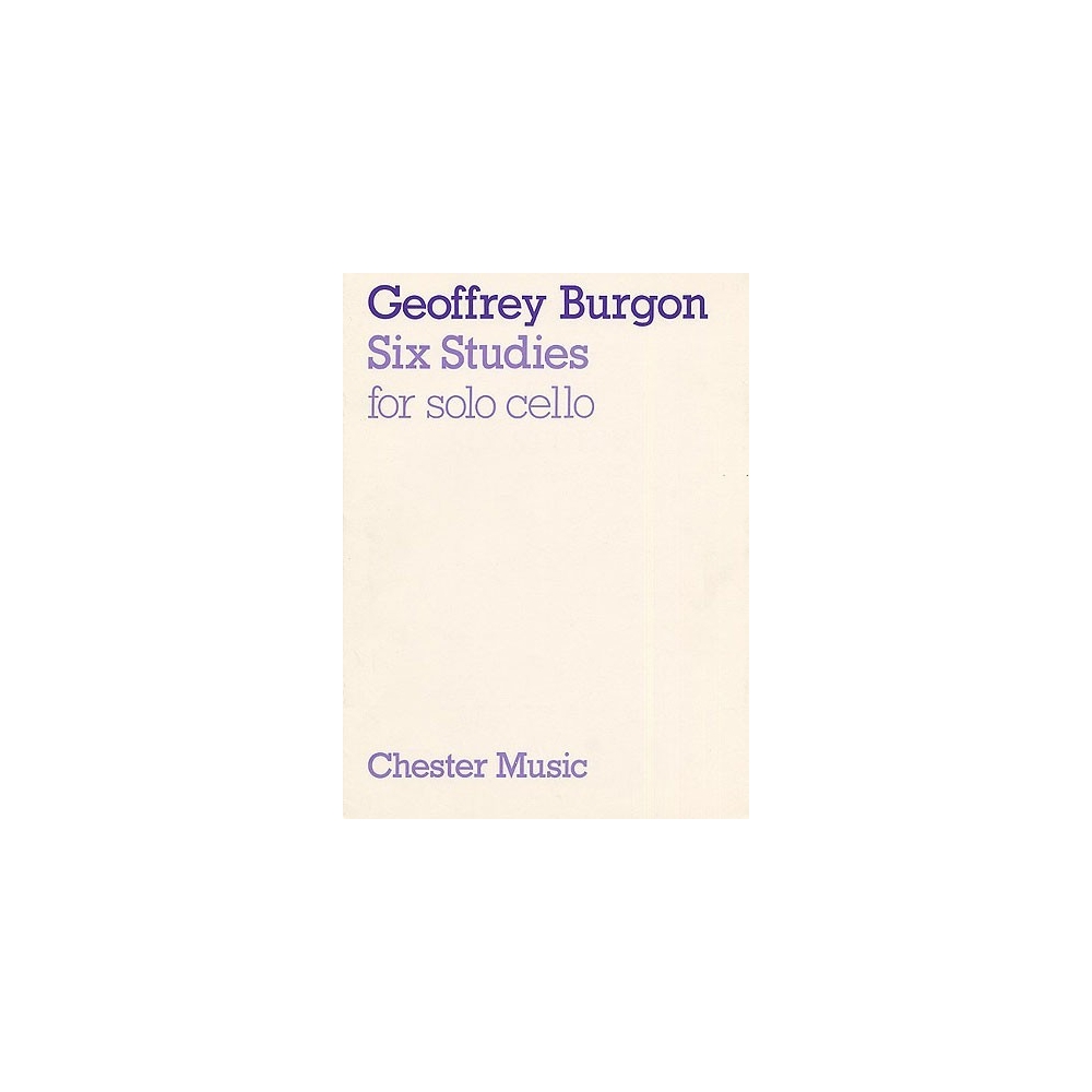 Geoffrey Burgon: Six Studies For Cello