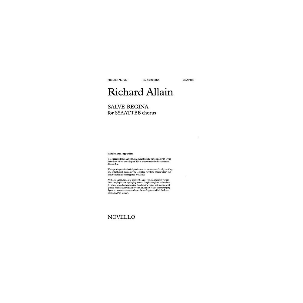 Allain, Richard - Salve Regina