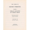 Purcell, Henry - Twelve Sonatas Of Three Parts