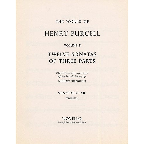 Purcell, Henry - Twelve...
