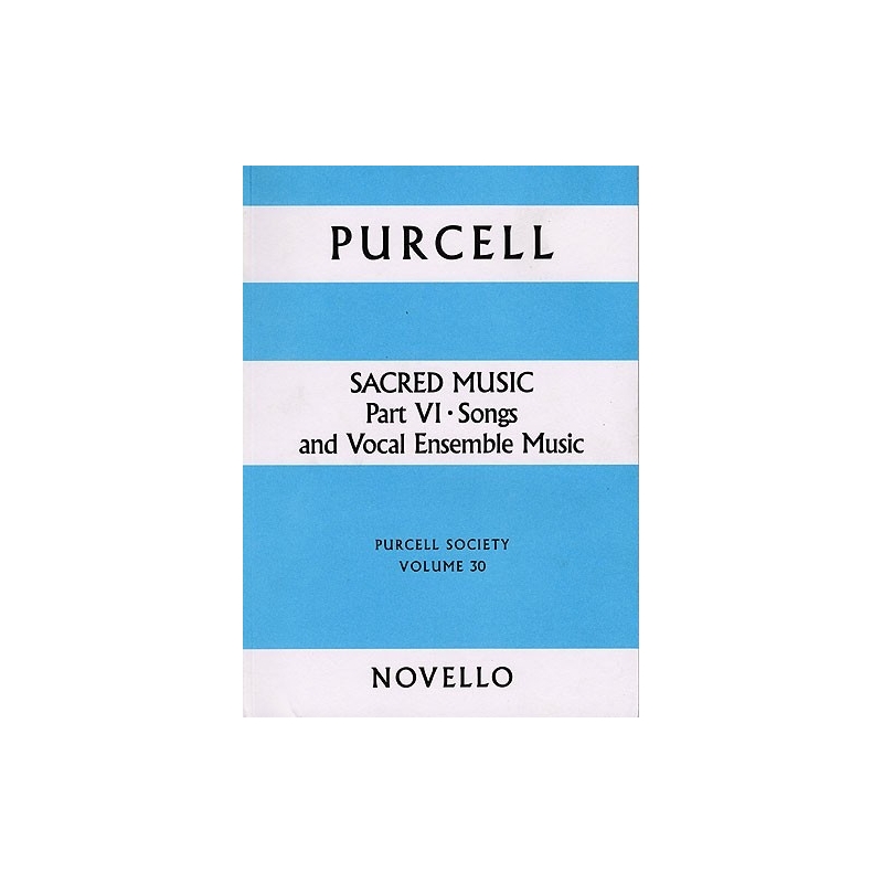 Purcell Society Volume 30