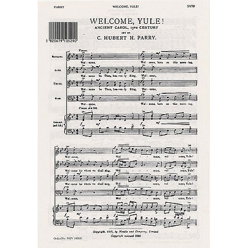 C. Hubert Parry: Welcome Yule!