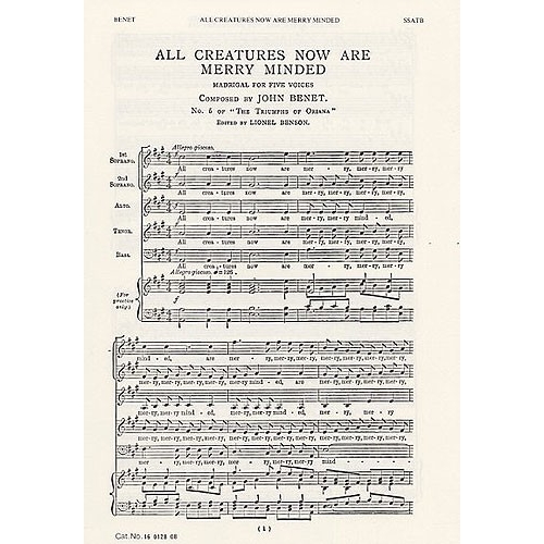 Benet, John - All Creatures Now Are Merry Minded