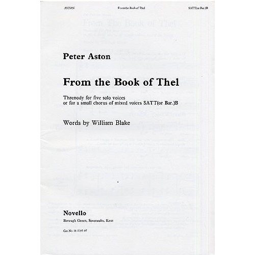 Peter Aston: From The Book Of Thel