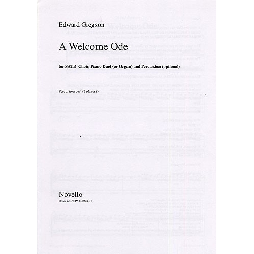 Edward Gregson: A Welcome Ode (Percussion Part)