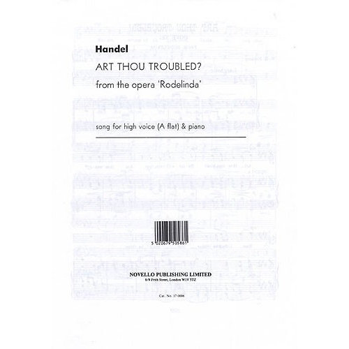 Handel, G F -  Art Thou Troubled (High Voice)