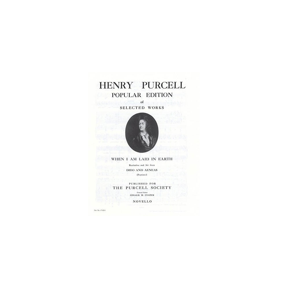 Purcell, Henry - When I Am Laid In Earth