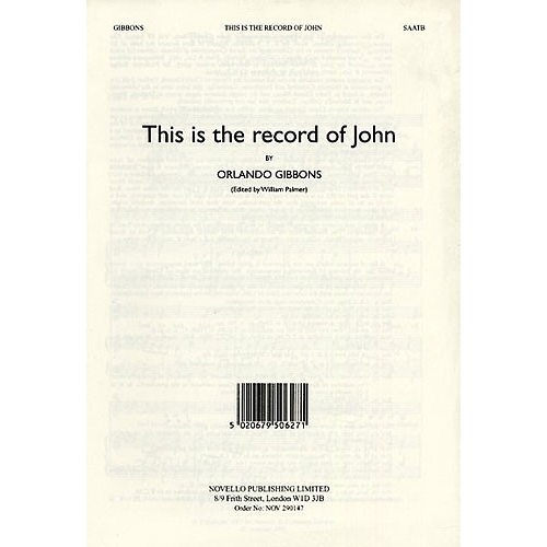 Gibbons, Orlando - This Is...
