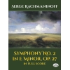 Rachmaninov, Sergei - Symphony No. 2 In E Minor, Op. 27 In Full Score