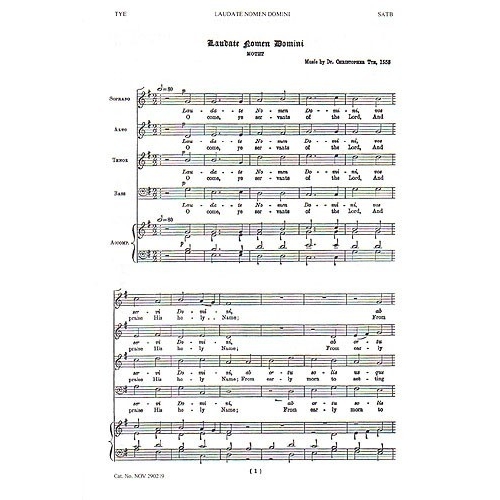 Tye & Händel - O Lord We Trust Alone In Thee