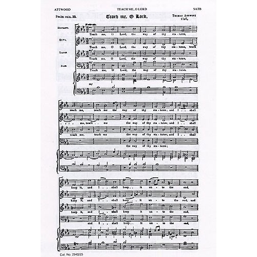 Händel & Attwood - Teach Me O Lord / O God In Thy Heavenly Hand