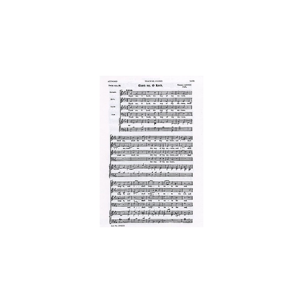 Händel & Attwood - Teach Me O Lord / O God In Thy Heavenly Hand