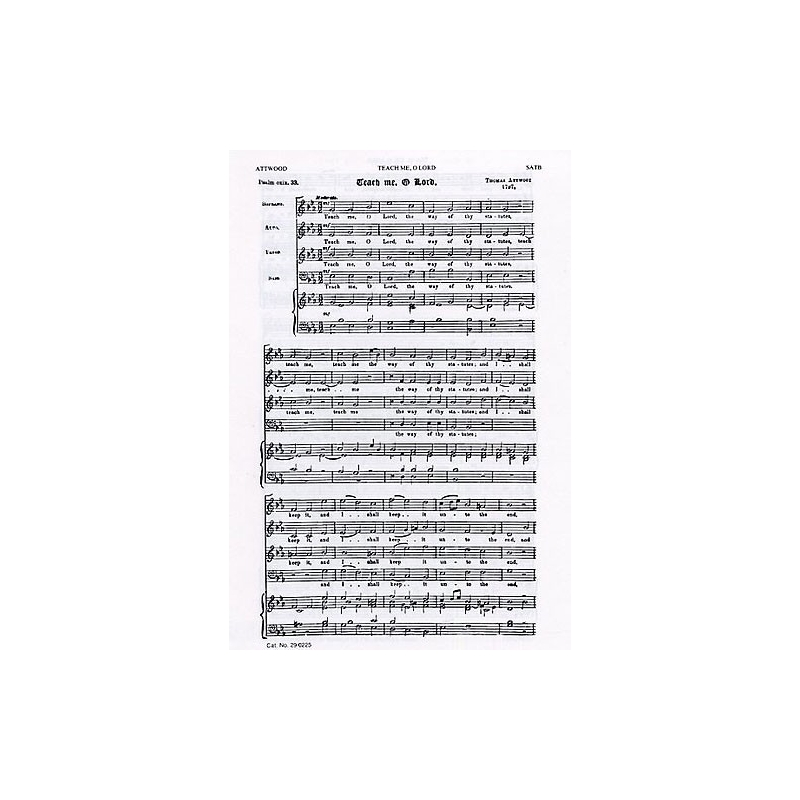 Händel & Attwood - Teach Me O Lord / O God In Thy Heavenly Hand