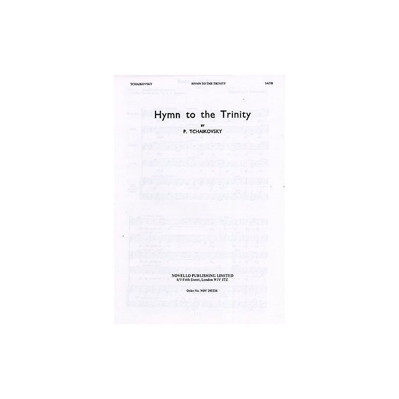Tchaikovsky: Hymn To The Trinity (SATB)