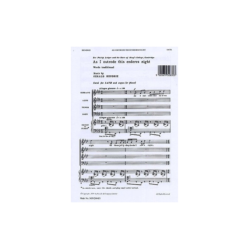Hendrie, Gerald - As I Outrode This Enderes Night
