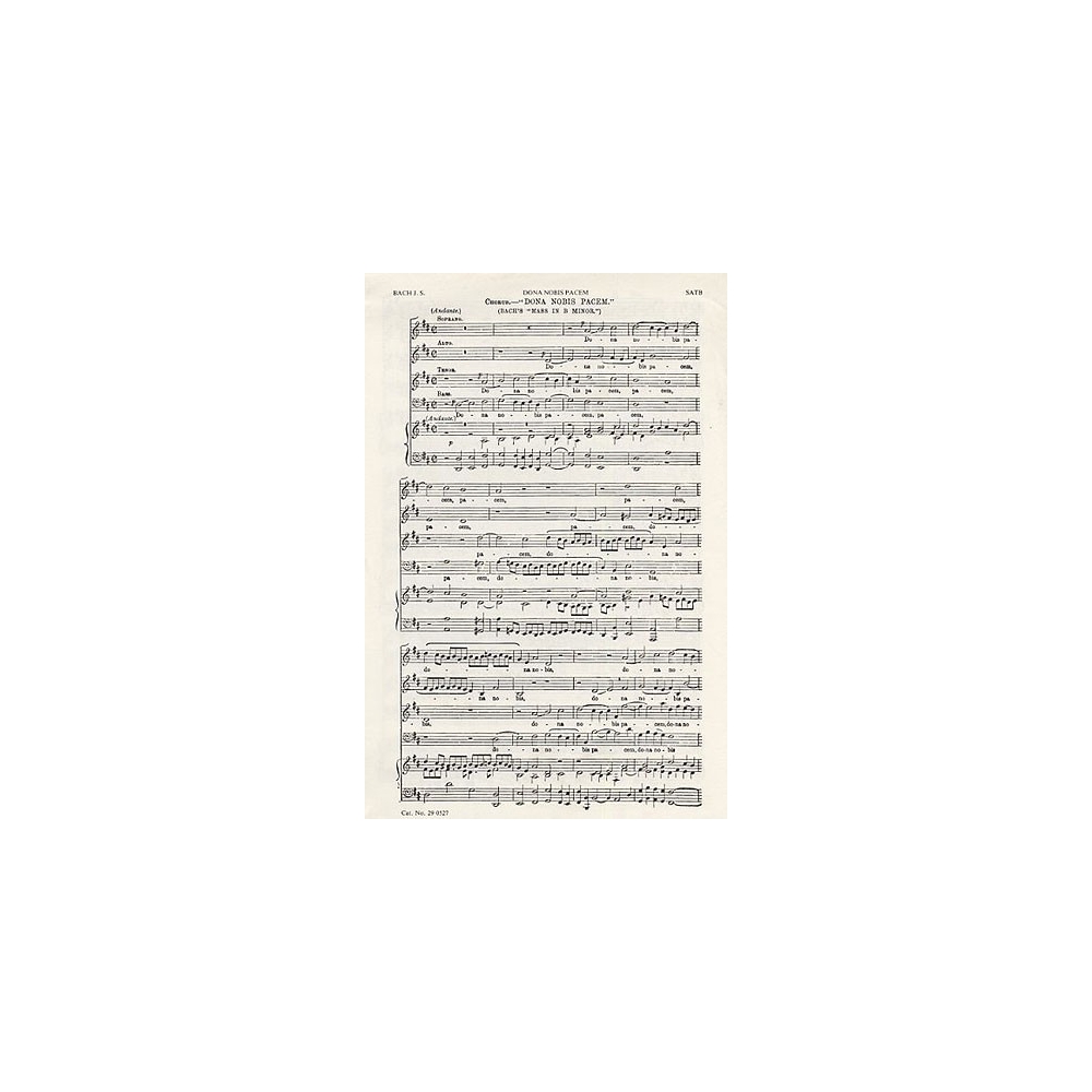 Bach, J.S - Dona Nobis Pacem (from Mass In B Minor)