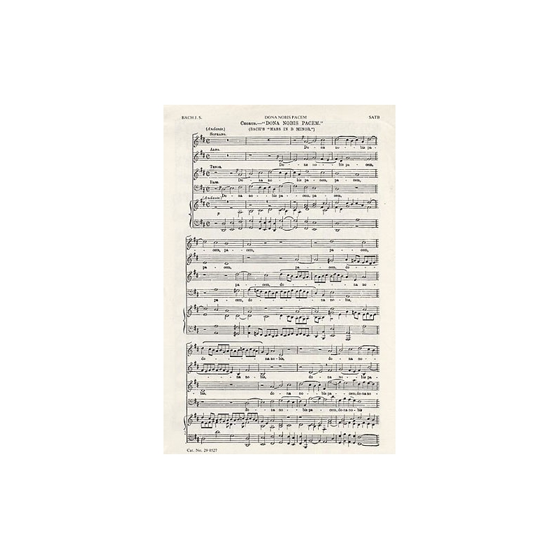 Bach, J.S - Dona Nobis Pacem (from Mass In B Minor)